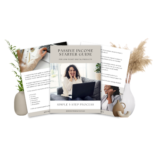 Passive Income Starter Guide